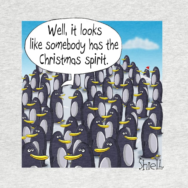 Christmas Spirit Penguin by macccc8
